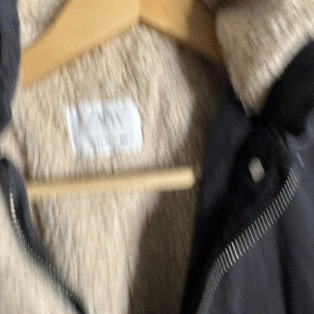 Zara Kids Black Parka Jacket Hooded 11‎ / 12 Sherpa Lined Winter Coat